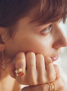 欧美潮流时尚新款镶钻五角星发饰配饰简约五角星一字夹边夹手饰女