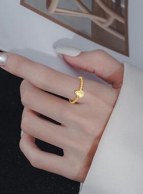 福禄双全碎冰冰鱼鳞葫芦戒指女