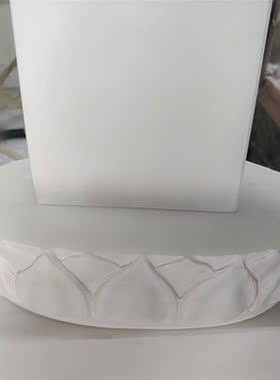 汉白玉刻字骨灰盒供奉祭祀大理石