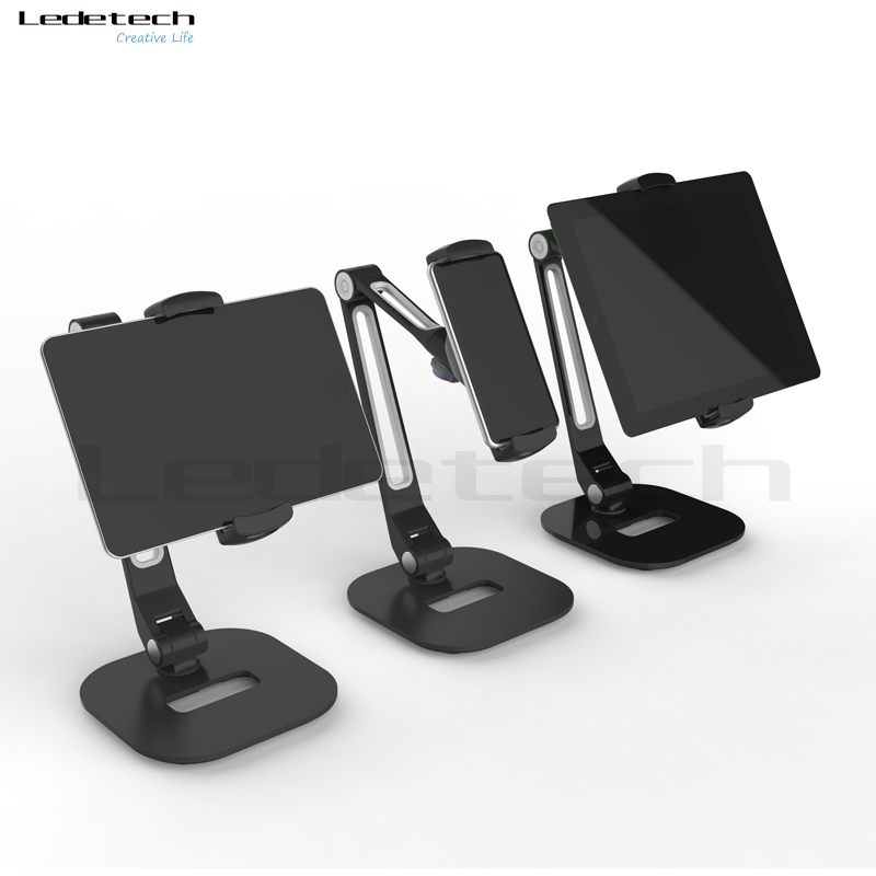 Ledetech乐得LD-205底座式铝合金手机平板电脑支架通用iPad支架子-图1