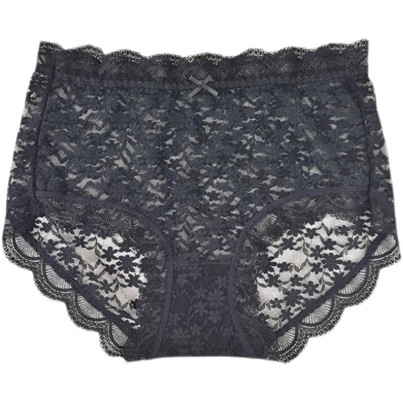 外贸内裤女原单日单出口日本法式纯色蕾丝纯棉包臀中高腰女三角裤,淘宝优惠券,粉丝福利购,淘宝优惠卷