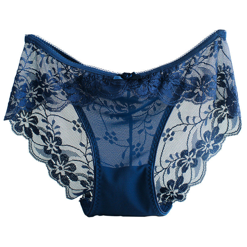 日单 出口日本蕾丝面料无痕低腰内裤女感诱惑棉裆网纱三角短裤,淘宝优惠券,粉丝福利购,淘宝优惠卷