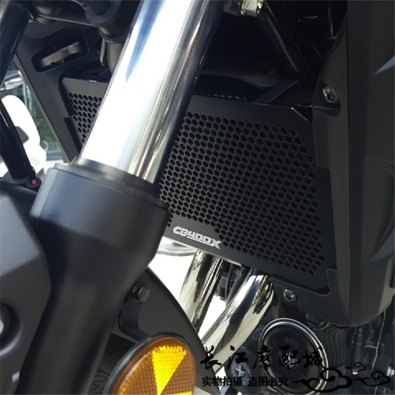 适用本田cb400x Cb500x Cb400f改装水箱网水箱护网散热器保护罩盖 长江摩配城 淘优券