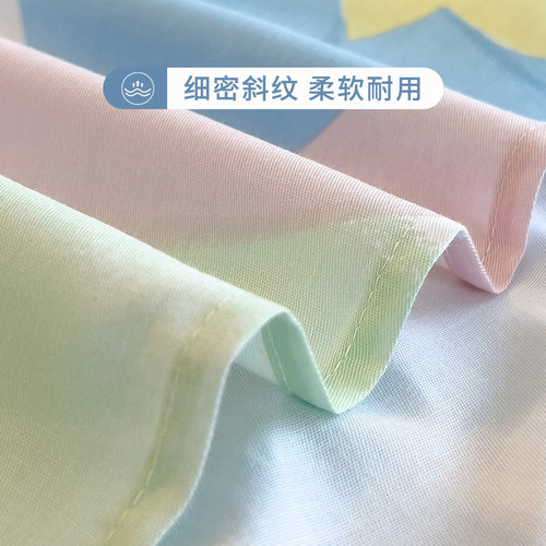 全棉枕套一对装48x74cm单人枕头内胆罩纯棉枕芯套加厚大号枕罩2只-图1