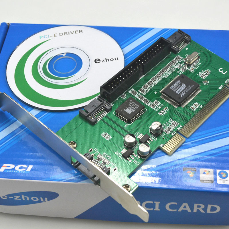 宙eSATA扩展卡 SATA卡 PCI SATA+IDE扩展卡 PCI转接卡 转换卡 - 图0