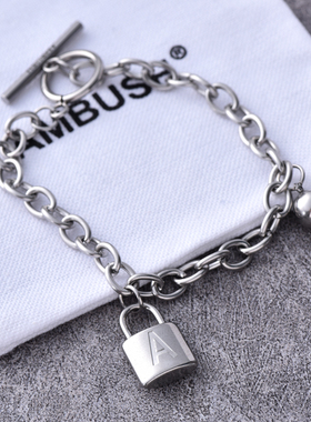 ambush钛钢项链百搭锁扣毛衣链