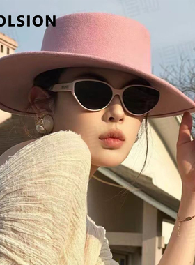 陌森ms3083栗子猫眼小框女款墨镜