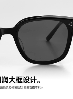 【肖战同款】陌森26年新品偏光墨镜防晒防紫外线方框太阳镜MS3131