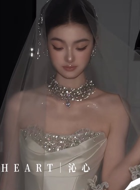 TM｜C16满钻高级项链新娘礼服婚纱搭配奢华