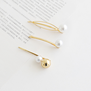 冷淡风简约珍珠一字夹