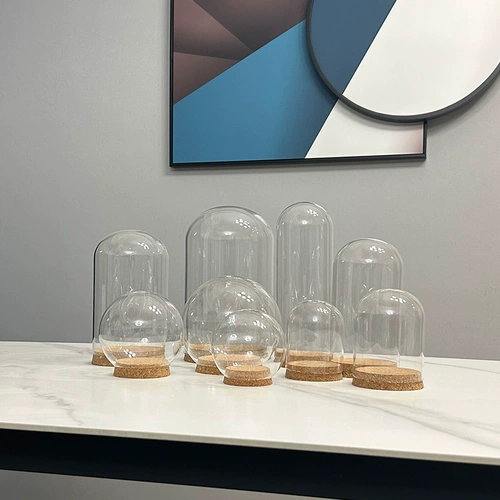 Стеклянный стенд, пылезащитная крышка, стеклянная модель рук из гипса, «сделай сам», 3D