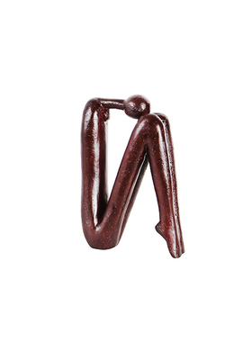 书柜摆件高级感北欧现代创意抽象摆件办公室书柜书房软装陈列摆设