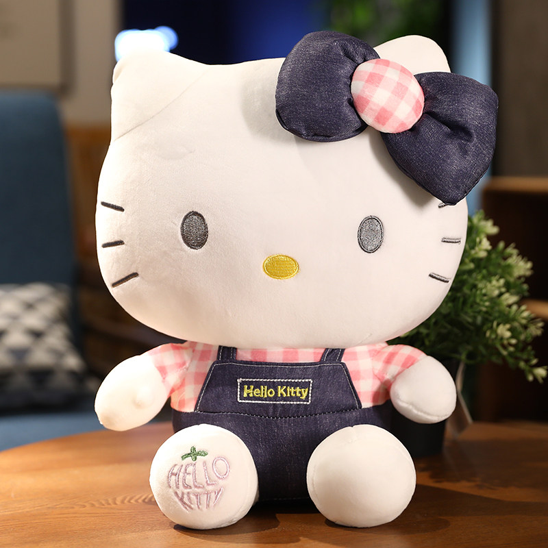 hellokitty公仔毛绒玩具哈喽kt抱枕 卡洛布布毛绒布艺类玩具