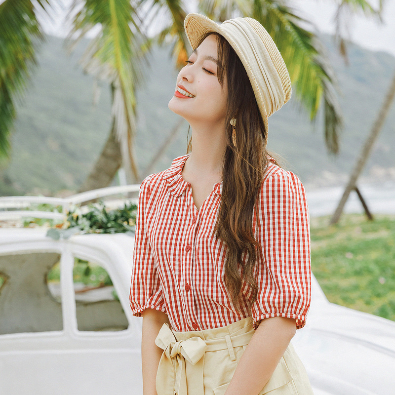  茵曼田田极客衬衫