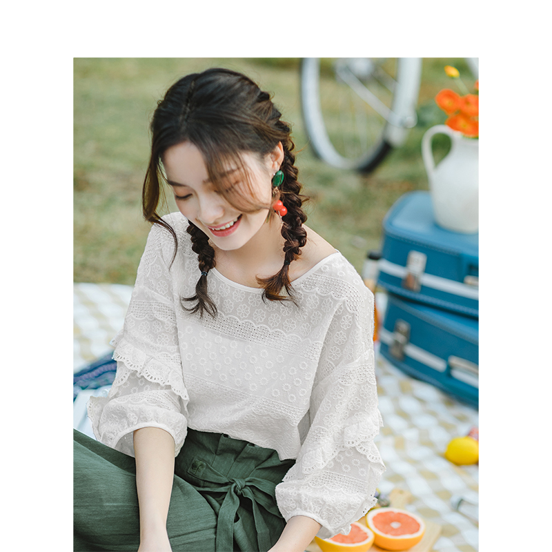  茵曼田田极客衬衫