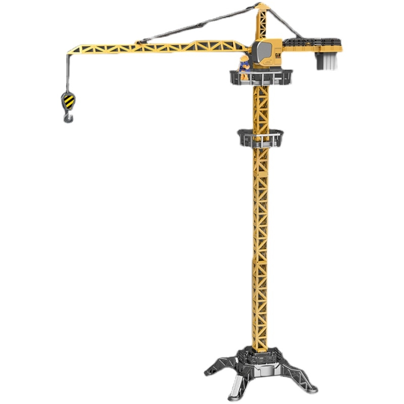塔吊钢力威合金吊塔儿童起重机工程车消防军事玩具车套装挖机模型