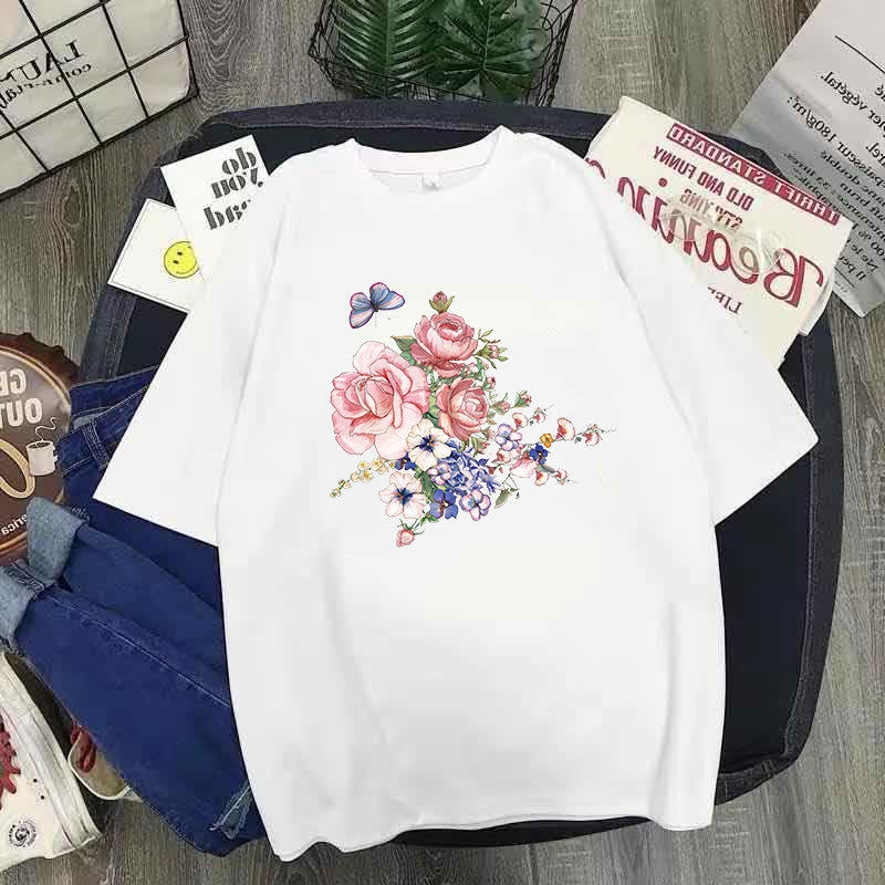 立体大号拼花烫画热转印画图案大号DIY衣服装饰熨烫贴T恤时尚贴花_虎窝淘