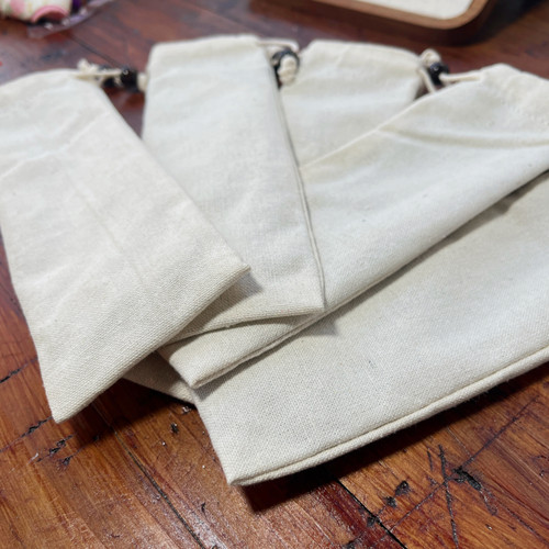 细长款双层纯棉麻加厚加绒布袋实心玉竹刀具钢笔茶针茶夹收纳袋 - 图2