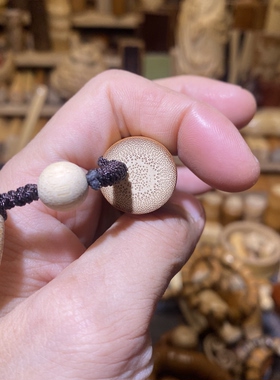 18.8-61mm厚皮高密短圆一手抓，一物一链接，远山工实心玉竹手把