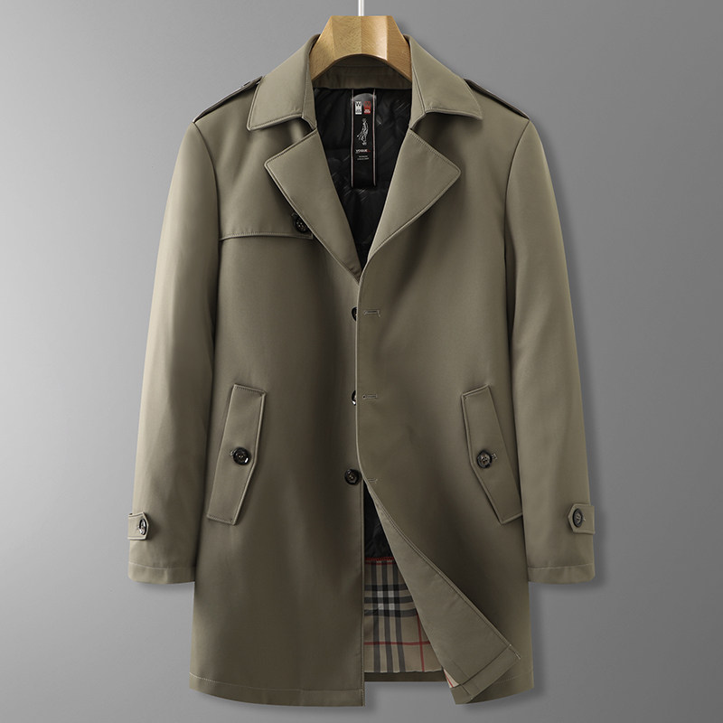 宝盾狼加大码男士可脱卸羽绒内胆 宝盾狼风衣