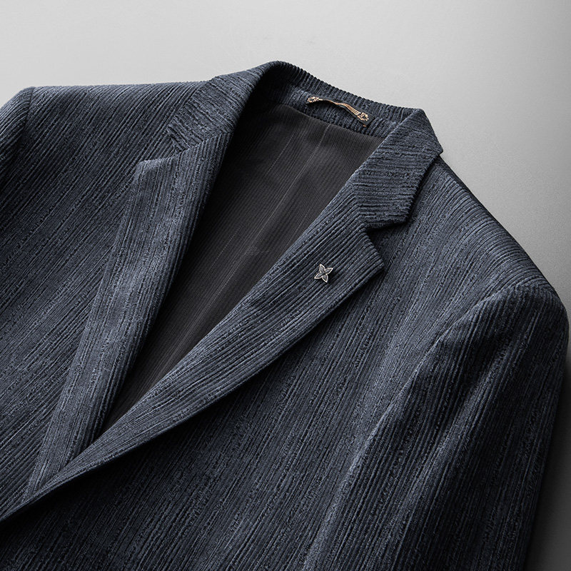 Extra large big corduroy suit, plus size