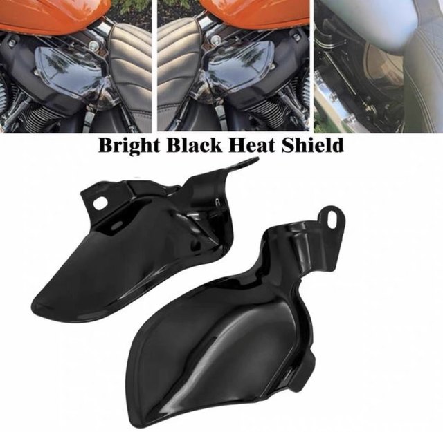Suitable for Harley engine heat shield, Glider dual light Road King heat shield, Fat Boy Street Fighter Roadshow 883 1200