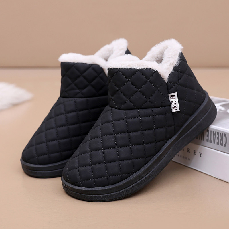 2025新款冬季加绒舒适女棉鞋休闲保暖雪地靴防寒加厚妈妈鞋短筒靴,淘宝优惠券,粉丝福利购,淘宝优惠卷