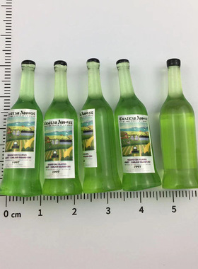 迷你微景观树脂饮料啤酒立体小瓶子儿童过家家玩具屋直播爆款配件