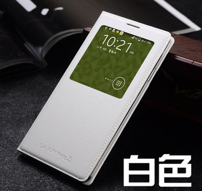 原装款三星note3手机壳翻盖智能休眠n9008v手机套N9009皮套9006壳 - 图0