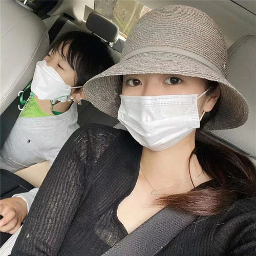 日本helen拉菲草防紫外线渔夫帽女夏季防嗮海边遮阳度假出游草帽 - 图2