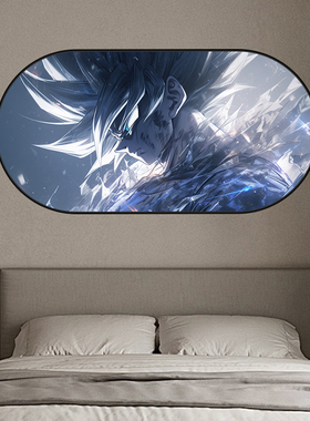 七龙珠led灯发光挂画超级赛亚人悟空装饰画网吧电竞房动漫壁画