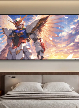 机动战士高达led灯装饰画网吧电竞房发光挂画卧室床头房间壁画