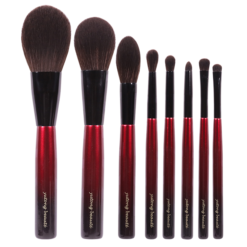 雨潼彩妆极地玫瑰8支/13支化妆刷全套初学者彩妆工具眼影散粉刷子 - 图1