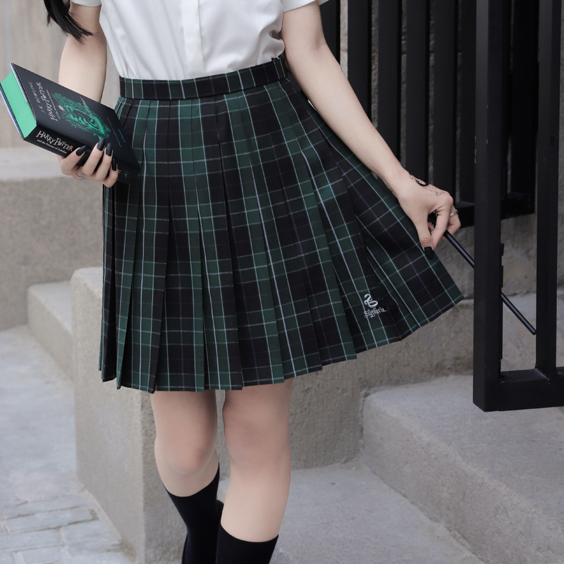 【梗豆物语】哈利波特联名款原创jk制服裙正版百褶格裙