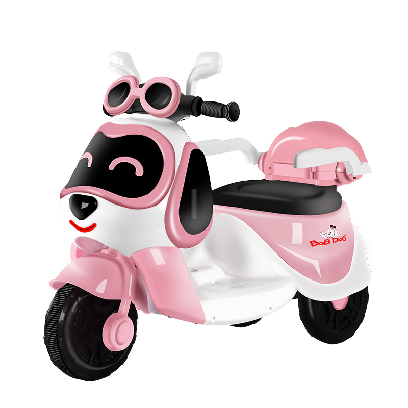 儿童电动摩托车三轮车男女孩宝宝童车电瓶车可坐人充电遥控玩具车 - 图3