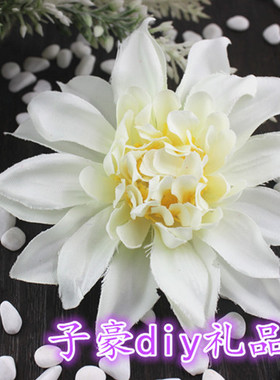 假花仿真花非洲菊花头饰花朵摄影