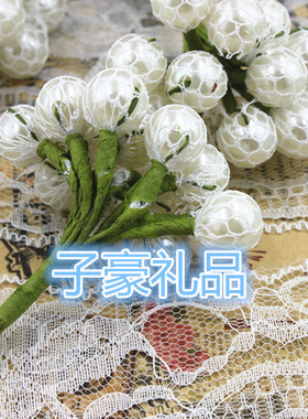 diy手作风仿真迷你花环2个价