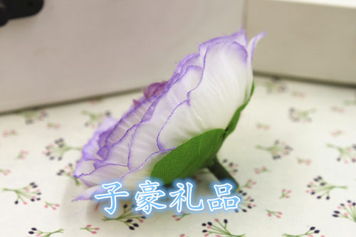 仿真千层玫 茶玫 玫蕾 仿真花 假花朵 DIY帽子包包衣服装饰花 - 图1