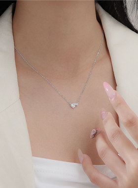 银十字链S999纯银挚爱永伴相项链