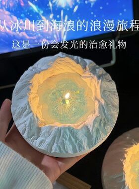冰川香薰蜡烛高级氛围感生日礼物送女生闺蜜女朋友香氛摆件伴手礼