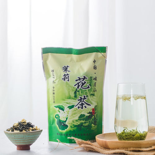 仙芝竹尖 茉莉花茶散装250g花草茶新茶叶四川浓香型高山云雾茶叶 - 图0