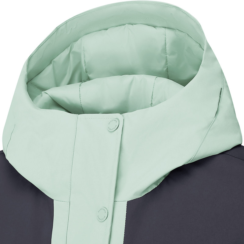 Skechers斯凯奇新款女士秋冬季宽松舒适梭织裥棉连帽外套P126W043,淘宝优惠券,粉丝福利购,淘宝优惠卷