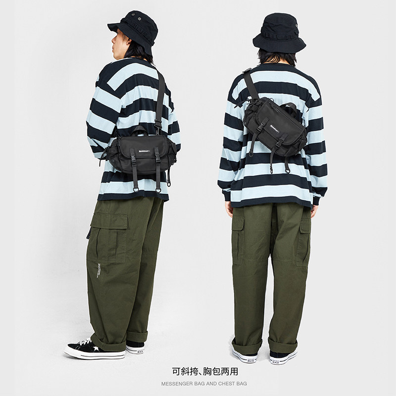 机能风男潮牌日系工装胸包潮斜挎包 liveboxendirect箱包旗舰男士包袋