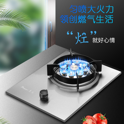 烹艺 D家用燃气灶单灶台式嵌入式两用天然气液化气管道人工煤气 - 图0