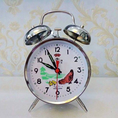 闹钟老式机械发条纯铜超大音量马蹄表复古怀旧创意手动上弦闹钟表,淘宝优惠券,粉丝福利购,淘宝优惠卷