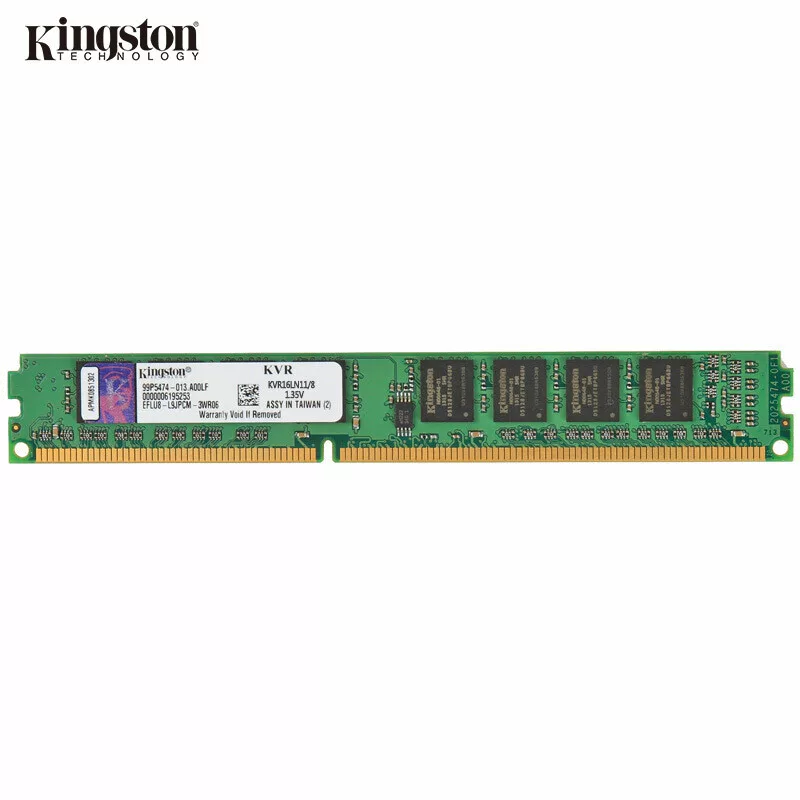 Память для настольного компьютера Kingston DDR3L 4G 8G 1600 1.35V с пониженным напряжением HP Lenovo Dell