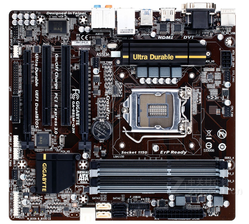 Gigabyte/技嘉 H81M-DS2/S1主板 B85M-D2V D3V DS3H B85-HD3 1150