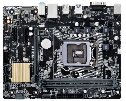 Asus/华硕 H110M-K F D E B150M-A/D B250M Z170电脑主板1151针D4 - 图0