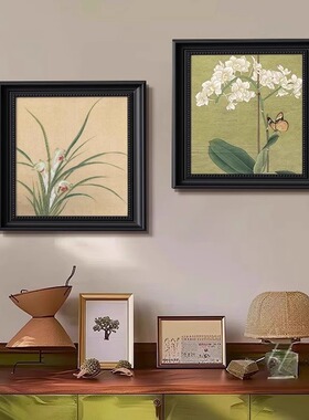 中古风挂画法式复古装饰画