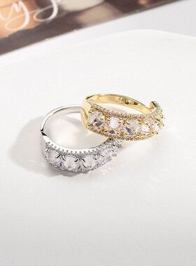 锆石韩风设计日小众时尚新款首饰